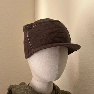 Pugs Gear Square Stitched Beanie - Brown‎